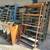 Metal Shelving Units Heavy & Light Duty Bolt Together & Solid Patina Chippy Salv 3 thumbnail