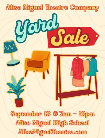 Aliso Niguel Theatre Company Yard Sale 1