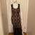 BLACK FRINGE & LACE DRESS Size XL 2 thumbnail