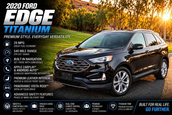 2020 FORD EDGE TITANIUM - CLEAN TITLE IN HAND 1