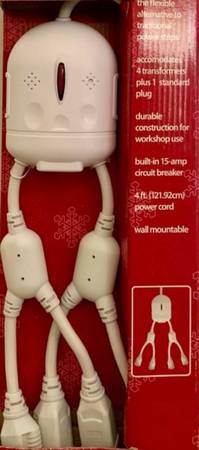 Like New - 5-Outlet Multiplyer, 4ft 1