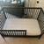 CRATE & BARREL Olive Green Wood Convertible CRIB/TODDLER BED 2 thumbnail