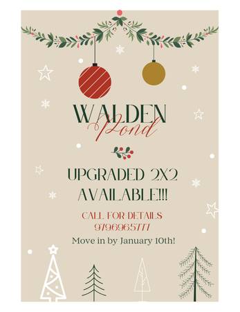 2X2 Upgraded Apartment! APP FEE WAIVED! 1