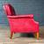 Mid-Century Modern Tufted Lounge Chair w/ Brass Tacks, c.1950’s 3 thumbnail