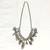 Vintage India / Renaissance Charm Style Metal Statement Necklace 1 thumbnail
