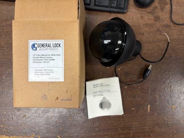General Lock and Security Products Mid-Resolution Dome Camera 1
