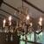 Bronze/Brass Chandelier 8 bulb Ceiling Light 1 thumbnail
