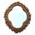 Large Vintage Syroco Wall Mirror with Gold Quatrefoil Fruit Frame 1 thumbnail