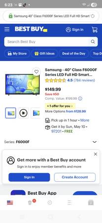 40 inch tv works 1