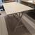 PAINTED WOOD TRESTLE TABLE W/ FOLDING BASE 3 thumbnail