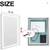Bathroom Vanity Mirror LED 55" x 36" AntiFog, 3 Color Dimmable Touch B 3 thumbnail