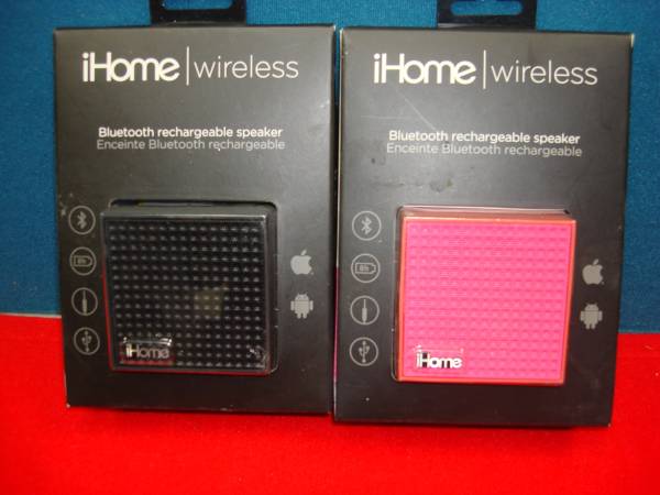 NEW I HOMES BLUETOOTH RECHARGEABLE SPEAKERS 1