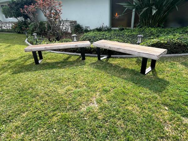 Wood & Iron Benches 1