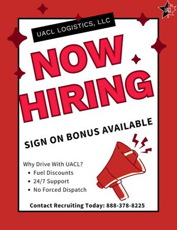 UACL Looking for Experienced Flatbed O/O 1