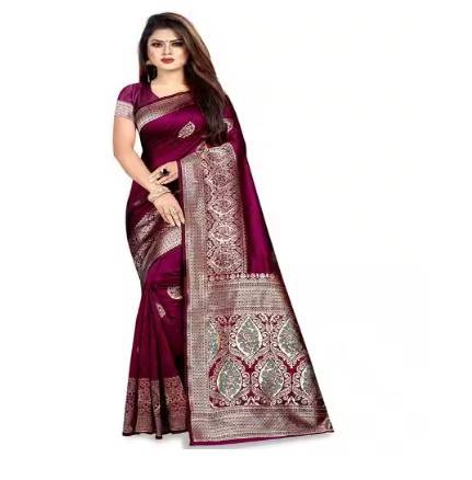 Floral Saree with Blouse Piece 1