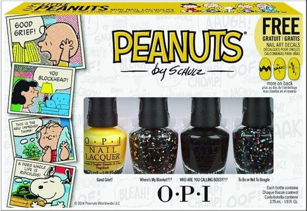 OPI Ltd. Edition "PEANUTS" Mini Nail Polish Set BNIB - $24 (DADELAND)63471414139009120