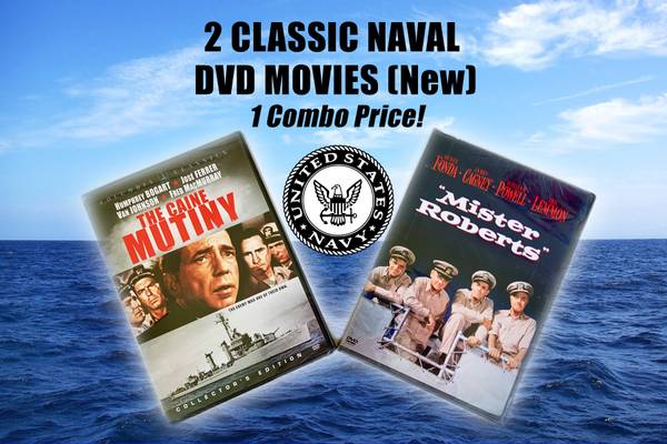 "The Caine Mutiny" y "Mister Roberts" - ¡Una clásica combinación de DVD de la nueva armada! - $18 (Bethesda)634708167613451221