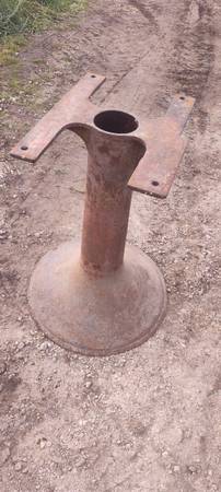 Heavy old stand great for industrial art table 1