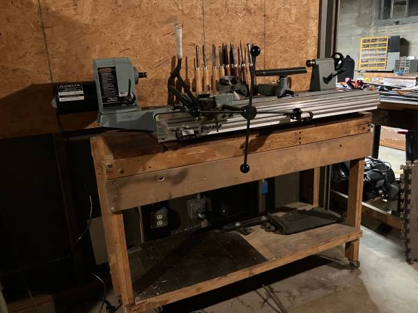 Delta 46-700 12” variable speed wood lathe kit 1