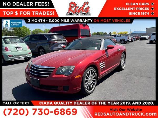 2007 Chrysler Crossfire  FOR - $14,999 (1451 Vista View Dr., Longmont, CO 80504)63619952114051124