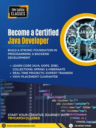 Learn Java Development Course with 100% Placement Guarantee at TryCatc 1