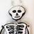 Painted Wood Skeleton Wall Hanging 3 thumbnail