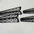 Set of 4 steel coffee table legs 5 thumbnail