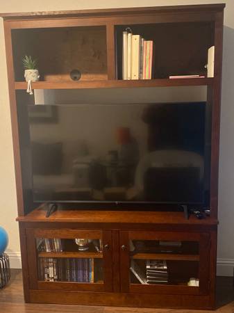 Pottery Barn Media Center / Hutch 1