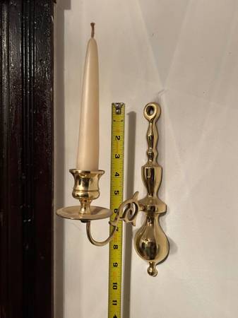 Brass Candleholder Wall Sconces 1