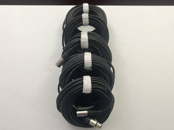 50ft XLR to XLR Balanced Microphone / Mixer Cables @ $25 each 1