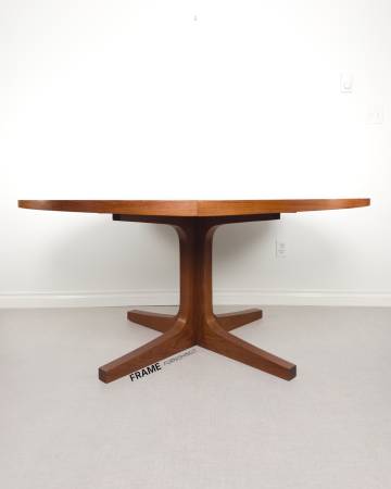 103'' Dyrlund Teak Dining Table – Mid Century Modern MCM 1