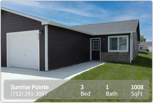 $1,050 / 3br - 1008ft2 - Come in as a stranger and stay as a neighbor! 3 Bed/1 Bath/1008 SqFt (Storm Lake)63887534650753122