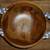 Wood Salad Bowl w. Silver Metal Leaf Handles – Large Bowl w. Servers 4 thumbnail