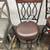 CHAIR,BAR HEIGHT, WOOD / METAL BACK, REAL LEATHER SEAT, SWIVEL, NEW 10 thumbnail