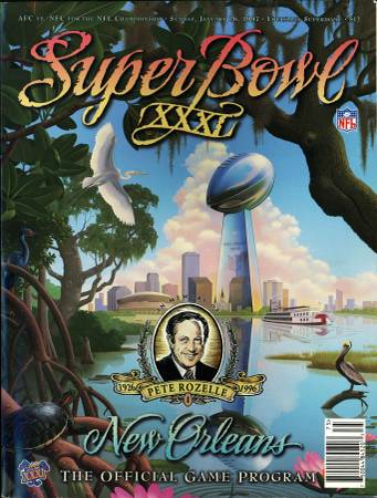 Super Bowl XXXI Game Program: Green Bay Packers vs. New England Patrio 1