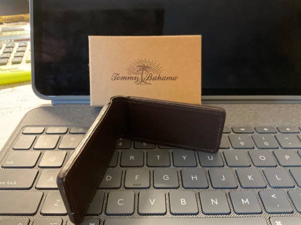 Money Clip - NEW - Tommy Bahama Leather 1