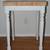Vintage Teak Butcher Block White Legs 4 thumbnail