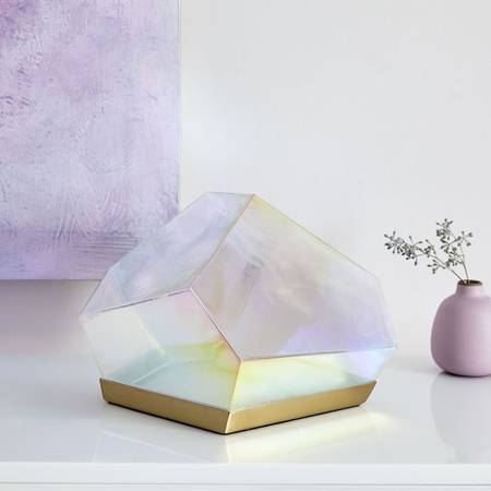 West Elm Glass Gem LED Table Lamp 1
