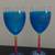 WINE GLASSES - Hand Painted - NEW 1 thumbnail