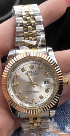 Silver Rolex Oyster Perpetual DateJust Watch - $8563471375747713121