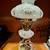 Fenton Violets in the Snow Student Table Lamp 1 thumbnail