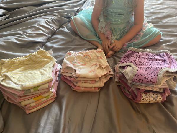 24 pair training underwear 2-3T 1