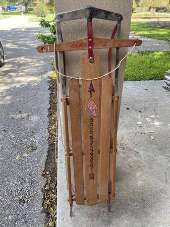 Gladding American Flyer Sled 1