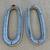 Original 1950 Studebaker Taillight Lens Bezel Trim Right & Left Pair 5 thumbnail