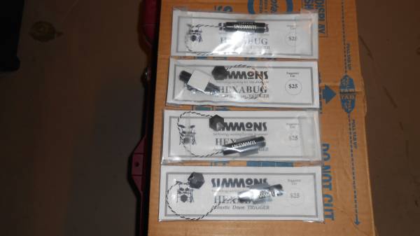 SIMMONS HEXABUG ACOUSTIC DRUM TRIGGERS 1
