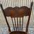 Vintage Victorian pressback oak dining chairs 12 thumbnail