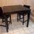 IKEA High Top Table and Leather Chairs 1 thumbnail
