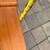 Danish minimalist / modern teak entryway / telephone bench B61 18 thumbnail