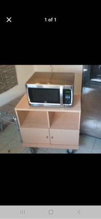 Microwaves $35ea.  Microwave table rolling 45 1