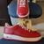 NIKE AIR FORCE 1 SHOES RED AND WHITE SIZE 10 men 3 thumbnail